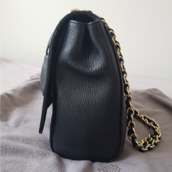 Mulberry Medium Lily Black Shoulder Bag - Picture 8 of 16